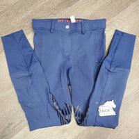 Euro Seat Breeches *gc, mnr faded, hair, snags, curled lining & seam puckers
