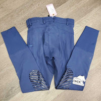 Euro Seat Breeches *gc, mnr faded, hair, snags, curled lining & seam puckers
