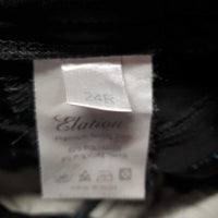 Euro Seat Breeches *gc, seam puckers, shrunk?, mnr undone stitching, curled lining, rubs, pills
