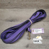 Nylon Web Lunge Line, velcro handle, removeable snap loop *vgc, mnr dirt, rubs & edge frays
