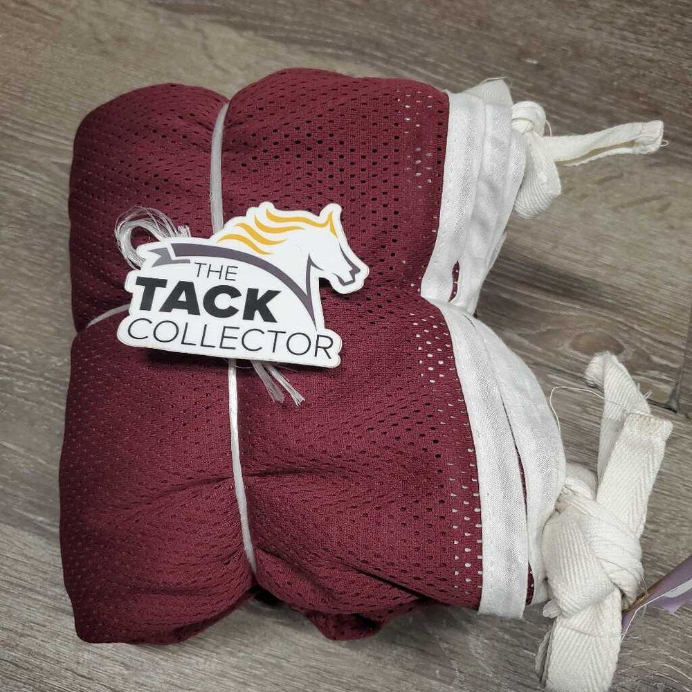 Square Nylon Scrim Sheet, neck, ties, tail *vgc, clean, older, mnr stains, rubs, threads