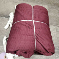 Square Nylon Scrim Sheet, neck, ties, tail *vgc, clean, older, mnr stains, rubs, threads
