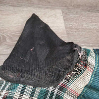 Mesh Fly Mask *gc, older, clean, hair, pills, clumpy, snags, mnr holes, threads, stretched els
