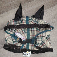 Mesh Fly Mask *gc, older, clean, hair, pills, clumpy, snags, mnr holes, threads, stretched els