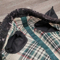 Mesh Fly Mask *gc, older, clean, hair, pills, clumpy, snags, mnr holes, threads, stretched els
