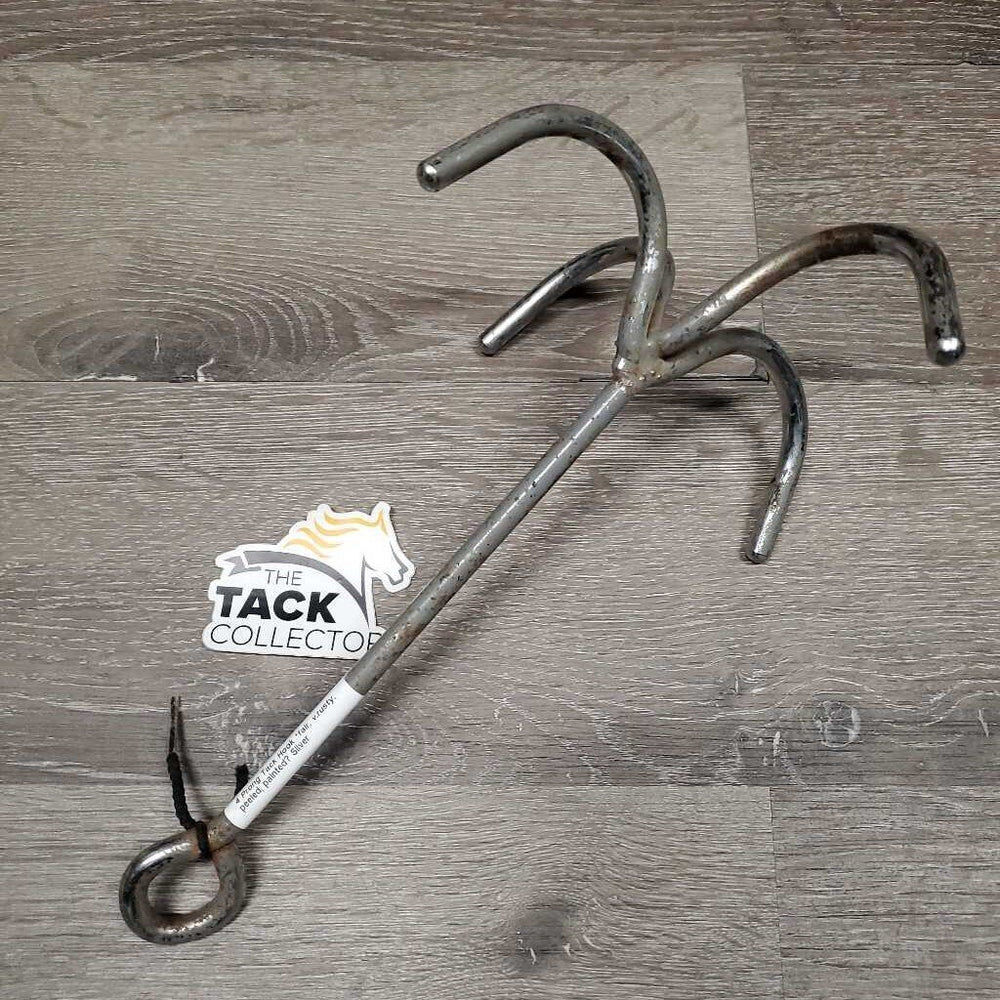 4 Prong Tack Hook *fair, v.rusty, peeled, painted?