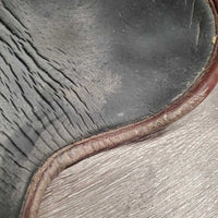 Open Front Leather Boots, velcro *vgc, clean, cracking liners, mnr dirt & stains