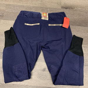 Euroseat Breeches *gc, puckers, stretched, seam puckers, vpilly inside, v.faded tag`