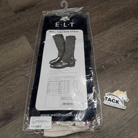 JUNIORS Synthetic Half Chaps, Silicone Grips, bag *new

