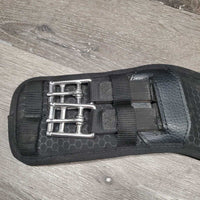 Anatomical Memory Foam Dressage Girth, 2x els, D Ring *vgc, mnr hair, dirt, film/residue
