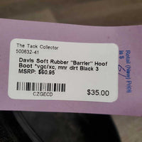 Soft Rubber "Barrier" Hoof Boot *vgc/xc, mnr dirt