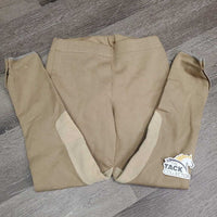 JUNIORS Hvy Cotton Breeches, Pull On, Adj Waistband *xc, clean, curled/folded waist elastic
