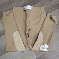 JUNIORS Hvy Cotton Breeches, Pull On, Adj Waistband *xc, clean, curled/folded waist elastic
