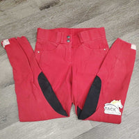 Euro Seat Breeches *gc, seam puckers, mnr faded & stains, stretched seat
