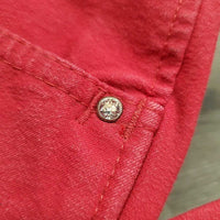 Euro Seat Breeches *gc, seam puckers, mnr faded & stains, stretched seat