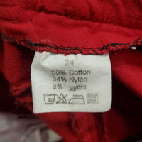 Euro Seat Breeches *gc, seam puckers, mnr faded & stains, stretched seat