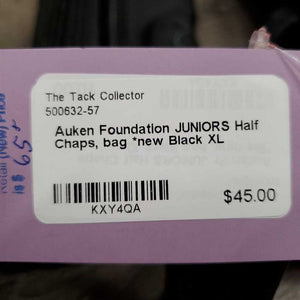 JUNIORS Half Chaps, bag *new