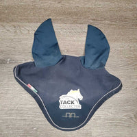 Quilt Jumper Saddle Pad, 1x piping, mesh bonnet *gc, puckers, torn piping, faded, mnr threads, undone stitch, dirt?
