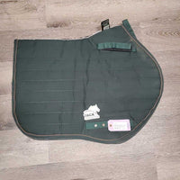 Quilt Jumper Saddle Pad, 1x piping, Mesh bonnet *gc, puckers, dirt, hair, mnr faded, rubs, pills, puckers
