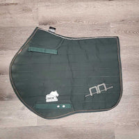 Quilt Jumper Saddle Pad, 1x piping, Mesh bonnet *gc, puckers, dirt, hair, mnr faded, rubs, pills, puckers