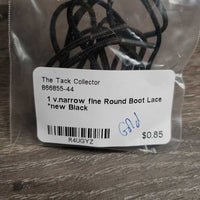 1 v.narrow fine Round Boot Lace *new