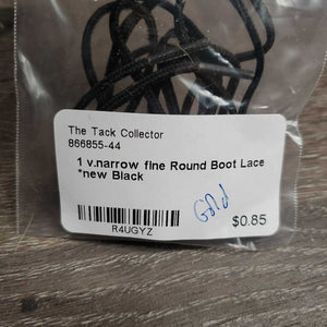 1 v.narrow fine Round Boot Lace *new