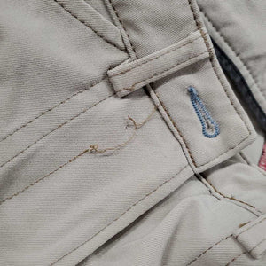 Euroseat Breeches *gc, unstitched seams, stained seat & legs, rubs & pills