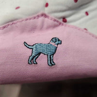 Hvy Cotton Duffle Bag *vgc, mnr hair & dirt, NO Shoulder Strap, older, sewn zipper end