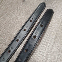 Thick Soft Top Stirrup Leathers *gc, clean, rubs, dents, rubs, discolored spots, mnr thread
