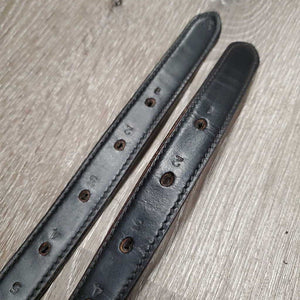 Thick Soft Top Stirrup Leathers *gc, clean, rubs, dents, rubs, discolored spots, mnr thread