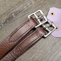 Thick Stirrup Leathers *vgc, clean, edge rubs, uneven, creases, rubs