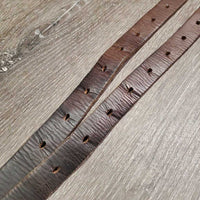 Thick Stirrup Leathers *vgc, clean, edge rubs, uneven, creases, rubs