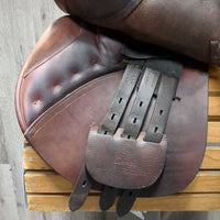 17" MW *5" County Stabilizer XTR Close Contact Saddle, 2 Billet Guards, Wool Flocking, Rear Gusset Panels, Med Front Blocks, Flaps: 14"L x 14"W, Serial #: 06090703 - 2 17 M SR
