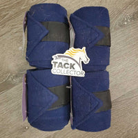 4 Fleece Polos *gc, hairy, clean, clumpy, dirt?stains, rubs
