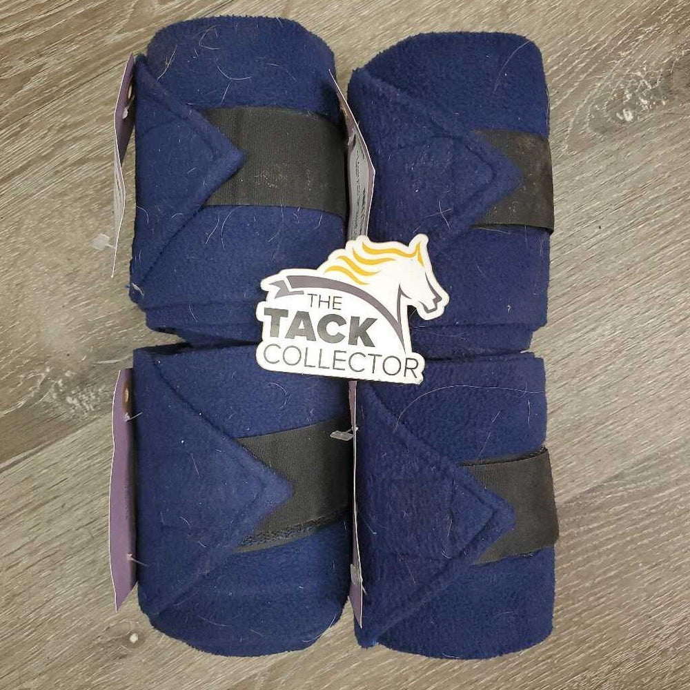 4 Fleece Polos *gc, hairy, clean, clumpy, dirt?stains, rubs