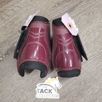 Hind Boots, velcro *gc, clean, rubs, stains, scrapes, faded
