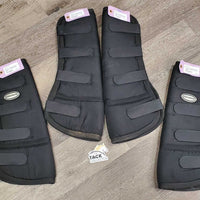 4 Shipping Boots *vgc, mnr hair, dirt, snag, unstitched binding & fading