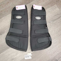 4 Shipping Boots *vgc, mnr hair, dirt, snag, unstitched binding & fading
