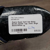 Super Soft Hair Body Brush, handle *vgc, clean, dings