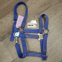 Nylon Halter, snap *gc/fair, dirty, stains, bent/folded nose, edge rubs
