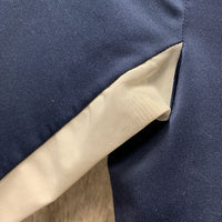LS Sun Shirt, 1/2 zip, mesh sleeves *gc/fair, v.discolored mesh, sm hole, cracking logo
