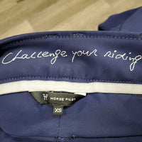Euroseat Breeches *vgc, shiny/rubbed seat & legs, streaks?stains, mnr popped stitching
