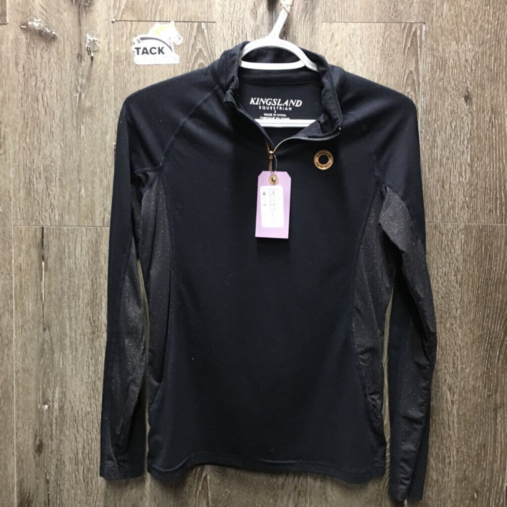 LS Light Shirt, 1/3 Zip Up *vgc, hairy, mnr rubs, seam rubs & pills