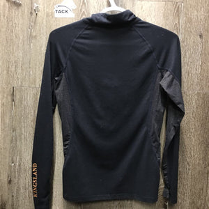 LS Light Shirt, 1/3 Zip Up *vgc, hairy, mnr rubs, seam rubs & pills