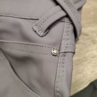 Euro Seat Sticky Knee Breeches *vgc, mnr stains, undone stitching, discolored seat & legs