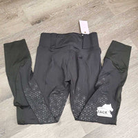 High Waist Euro Seat Riding Tight Breeches, Pull On *gc, mnr snags, rubs, hair & pills
