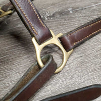 Double Leather Grooming Halter *vgc, clean, mnr film, stains & scraped edges
