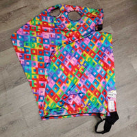 Full Face Slinky, Pull On, Velcro *gc/fair, big & sm holes, hair, threads, rubs, snags, holes, v.frayed & stretched els, unstitched eyes
