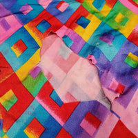 Full Face Slinky, Pull On, Velcro *gc/fair, big & sm holes, hair, threads, rubs, snags, holes, v.frayed & stretched els, unstitched eyes
