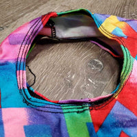 Full Face Slinky, Pull On, Velcro *gc/fair, big & sm holes, hair, threads, rubs, snags, holes, v.frayed & stretched els, unstitched eyes